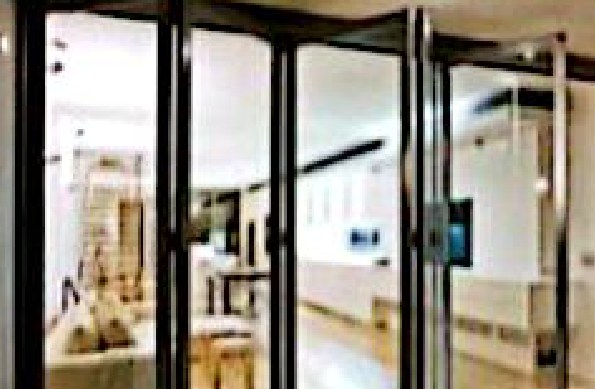 Folding door installation